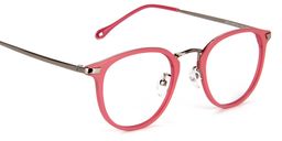 Corrine Round Red Glasses4