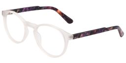 Carrie Round White Glasses3