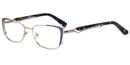 Brittany Cat Eye Blue glasses3