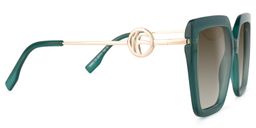 Teagan Square Green Sunglasses3