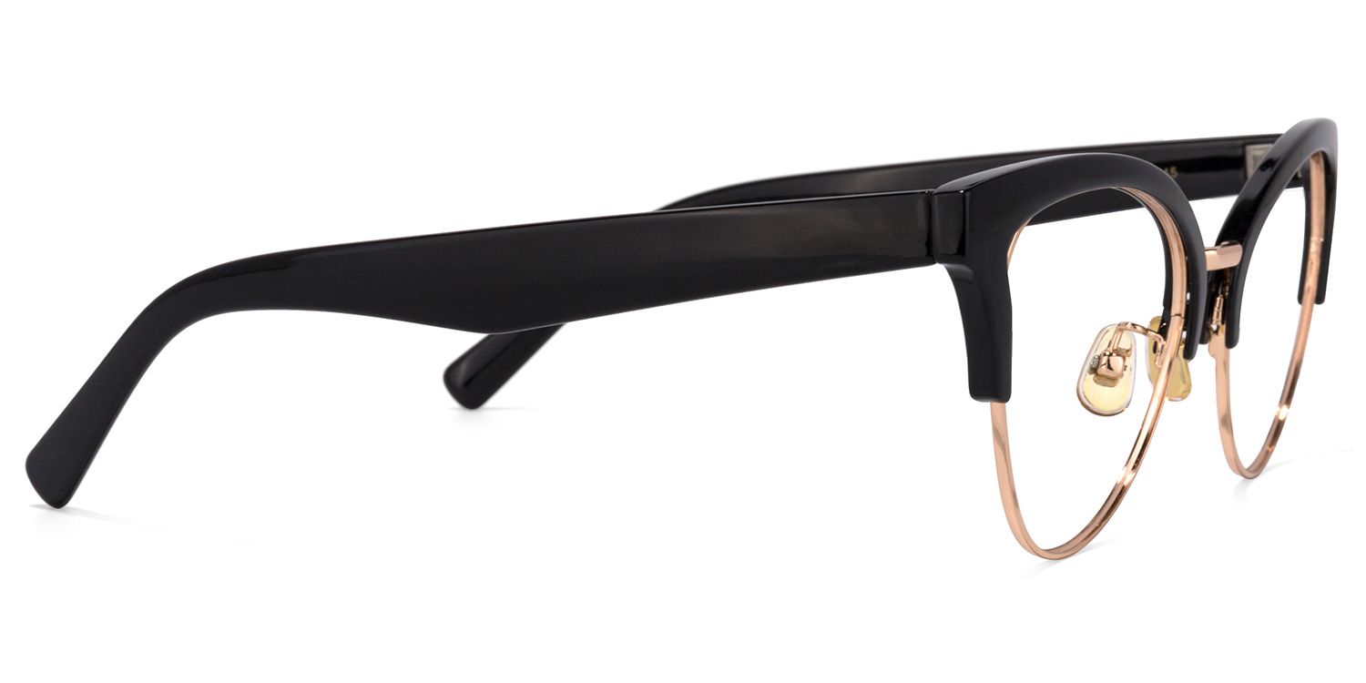 Browline Black Glasses3