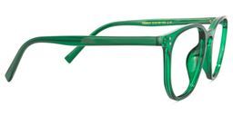 Walter Round Dark-Green Glasses3