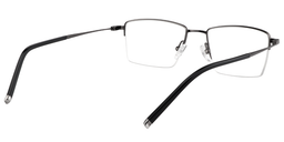 Edwin Rectangle Black Glasses5
