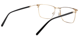 Virgil Rectangle Gold Glasses5
