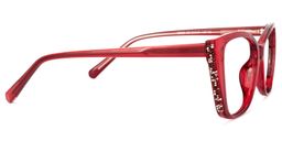 Yoselin Cateye Red Glasses3