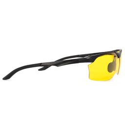 Godfrey Rectangle Yellow Lenses Cycling Goggles3
