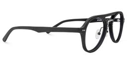 Claudia Aviator Black Glasses3