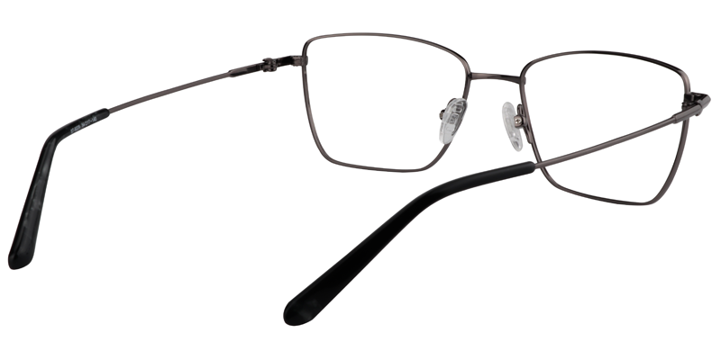 Rectangle Black Glasses | Zeelool Eyeglass Frames5
