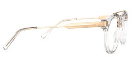 Rebekah Aviator Clear Glasses3