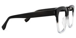 Xion Square Black-Clear Glasses3