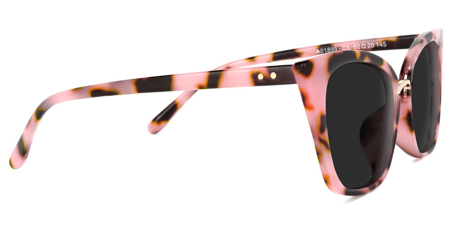 Chandrikar Cat Eye Pink-Floral Prescription Sunglasses | ZEELOOL3