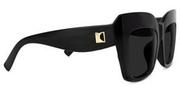 Alberta Black Square Sunglasses2