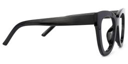 Hassan Cateye Black Glasses3