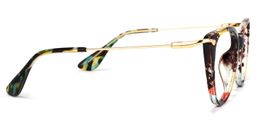 Clement Cat Eye Floral Glasses3