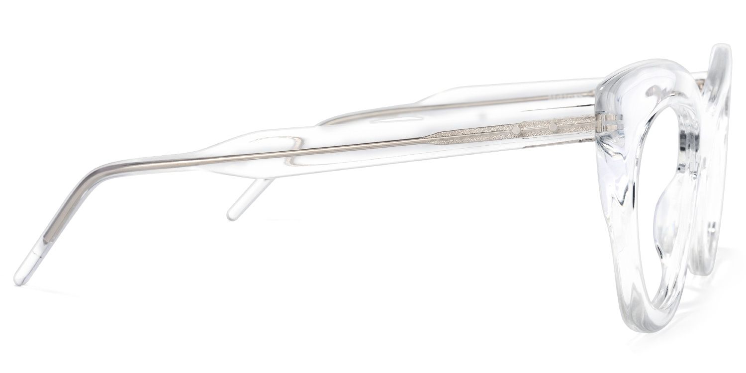 Cat-eye Clear Glasses | Zeelool Glasses3
