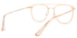 Sanders Aviator Beige Glasses4