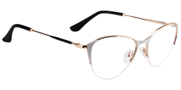 Sonja Cat Eye White Glasses4