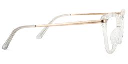 Lucas Cateye Clear Glasses3