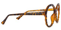 Lila Round Tortoise Glasses3