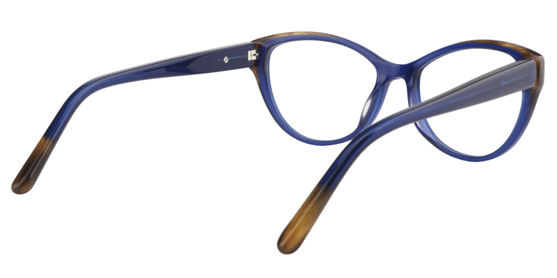 Cateye Dark Blue Glasses | Zeelool Eyeglasses5