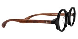 Charlie Black Round Glasses3