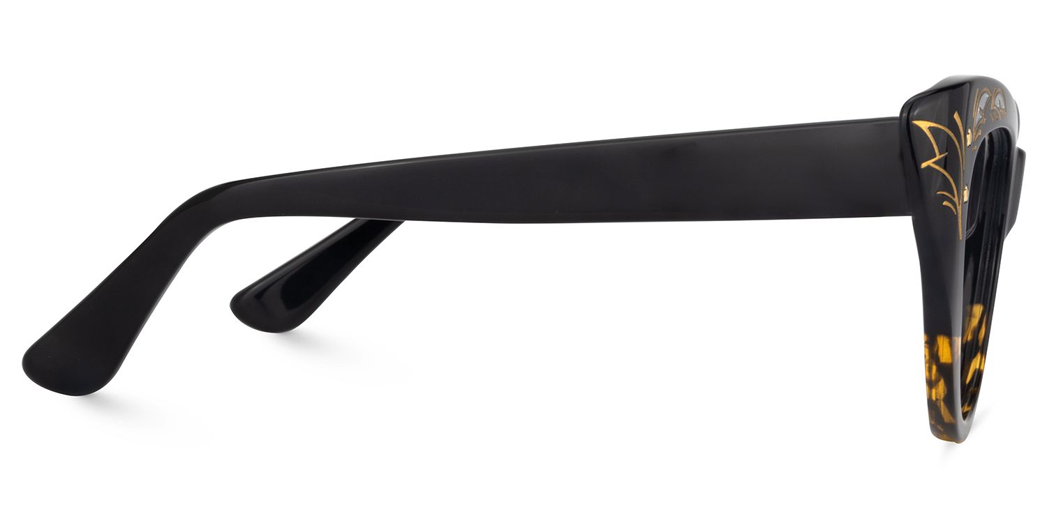 Cateye Tortoise-Gold Glasses3