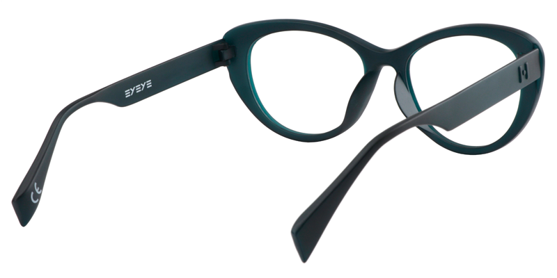 Cateye Dark Blue Glasses | Zeelool Eyeglasses5