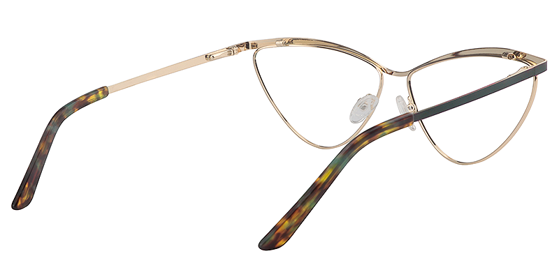 Green Cateye Glasses | Zeelool Eyeglass Frames6