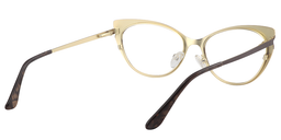 Geraldine Cateye Brown Glasses 5