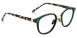 Matthew Round Green Glasses3
