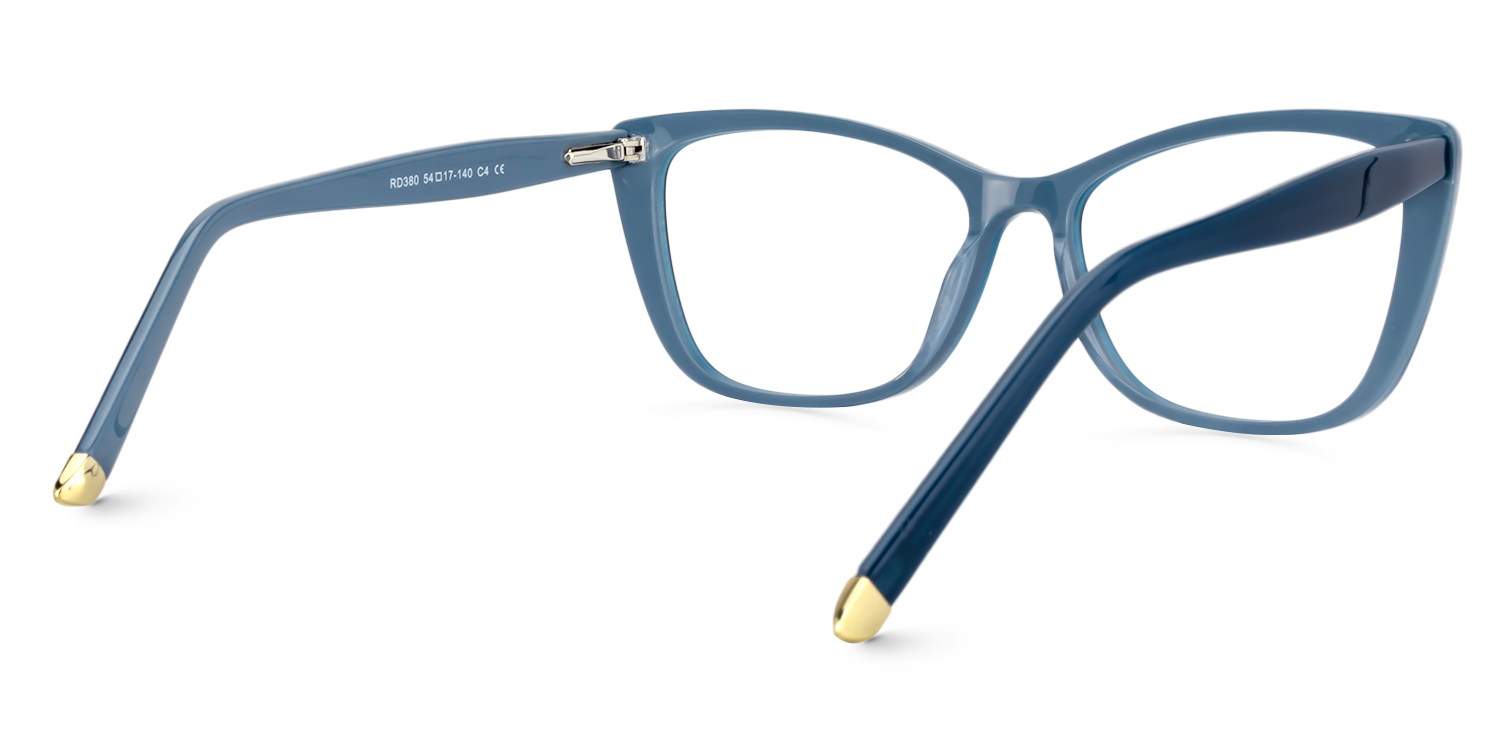Cat Eye Blue Glasses | Zeelool Glasses5