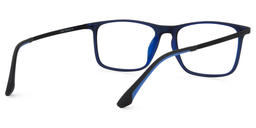 Chick Rectangle Black Glasses5