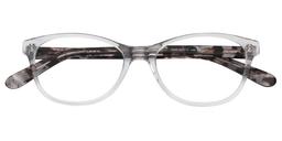 Gabriel Oval Clear Glasses1