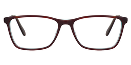 Alfred Rectangle Brown Glasses0