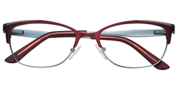 Carlos Browline Red Glasses1