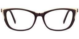 Adrian Cat Eye Black Glasses0