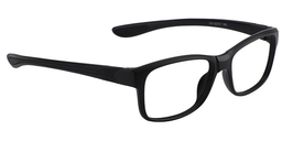 Franklin Rectangle Black Glasses3