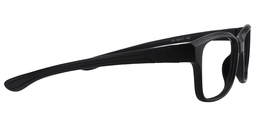 Franklin Rectangle Black Glasses4