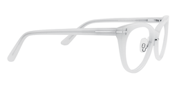 Christine Cat Eye White Glasses4