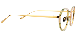 Erin Geometric Pink&Green Glasses5