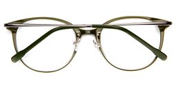 Alexande Round Green Glasses3