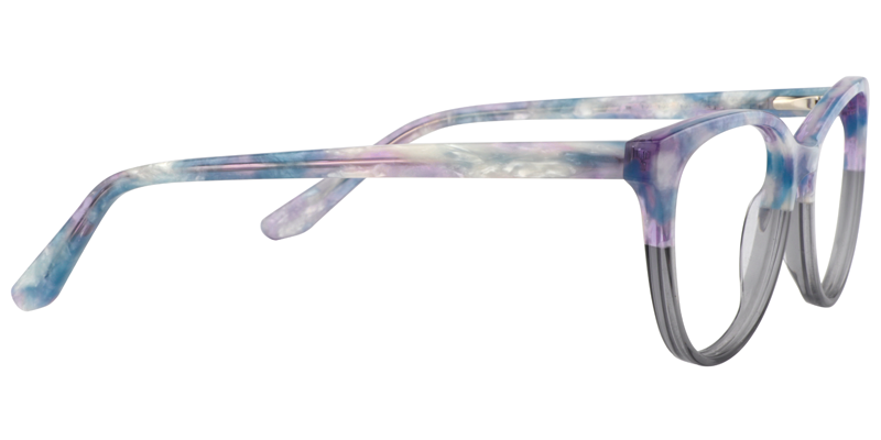 Cateye Blue Pattern Glasses4