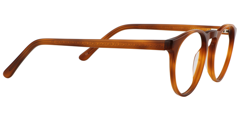 Round Brown Glasses | Zeelool Optical Online4