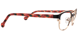 Karissa  Browline Black Glasses5