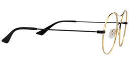 Abel Aviator Black-Gold Glasses4