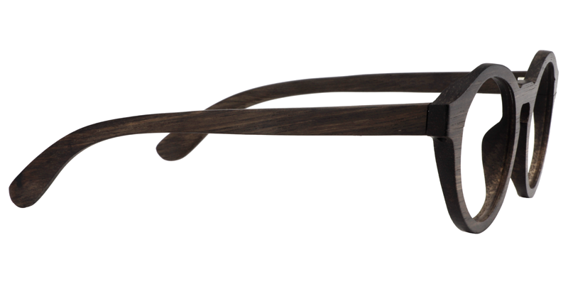 Oval Wood Glasses | Zeelool Eyeglasses4