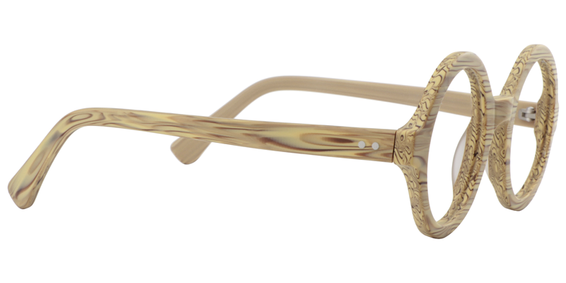 Round Yollow Glasses | Zeelool Eyeglasses4