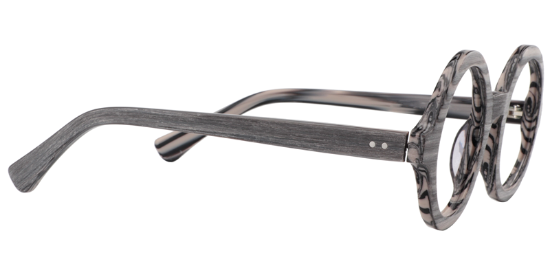 Round Gray Glasses | Zeelool Eyeglasses4