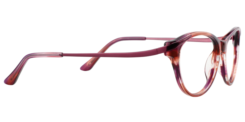 Oval Red Glasses | Zeelool Glasses Online4