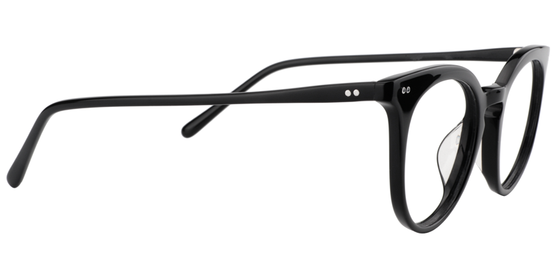 Round Black Glasses | Zeeelool Eyeglass Frames4